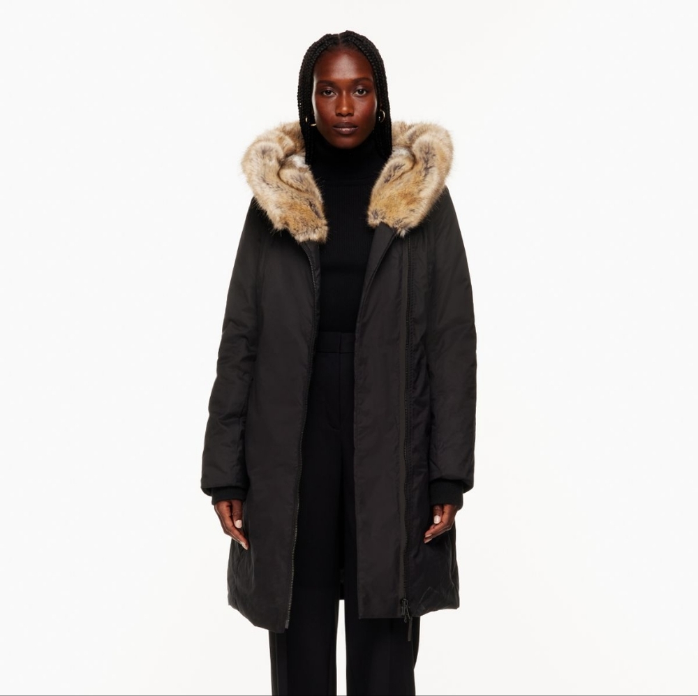 ARITZIA St Moritz Parka Black XS (New without tags)